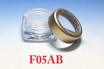 方型化妝品罐 F05AB