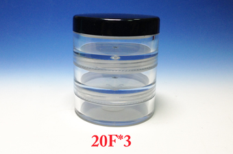 3 Set Stackable Jar 20F