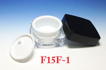 Acrylic Cream Jars F15F-1