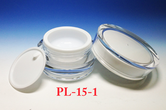 Acrylic Cream Jars PL-15-1